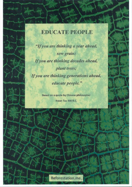 Educate people (green)