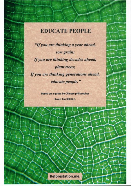 "Educate People" click on "Enviroment Posters".