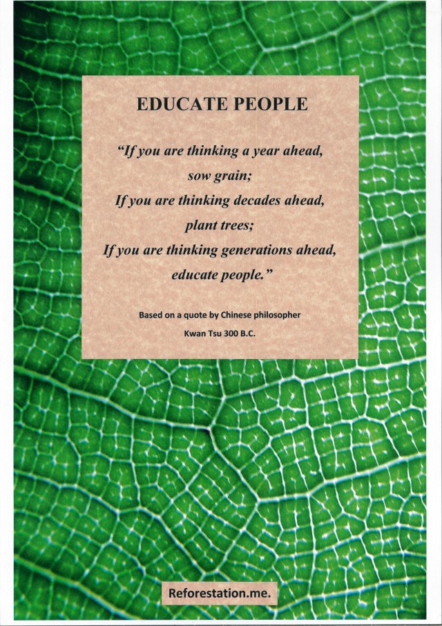 "Educate People" click on "Enviroment Posters".