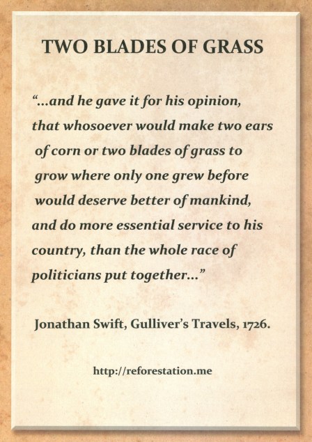 "Two Blades of Grass" Poster.