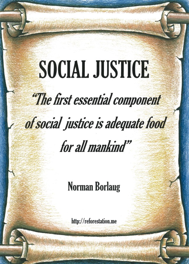 Norman Borlaug Quote.
