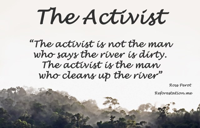 The Activist poster by David Clode.